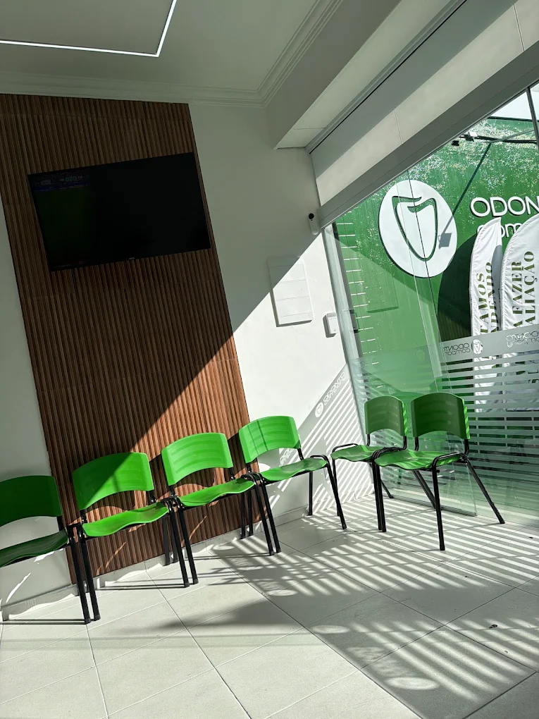 Sala de espera da clínica Odonto Company Capão Redondo