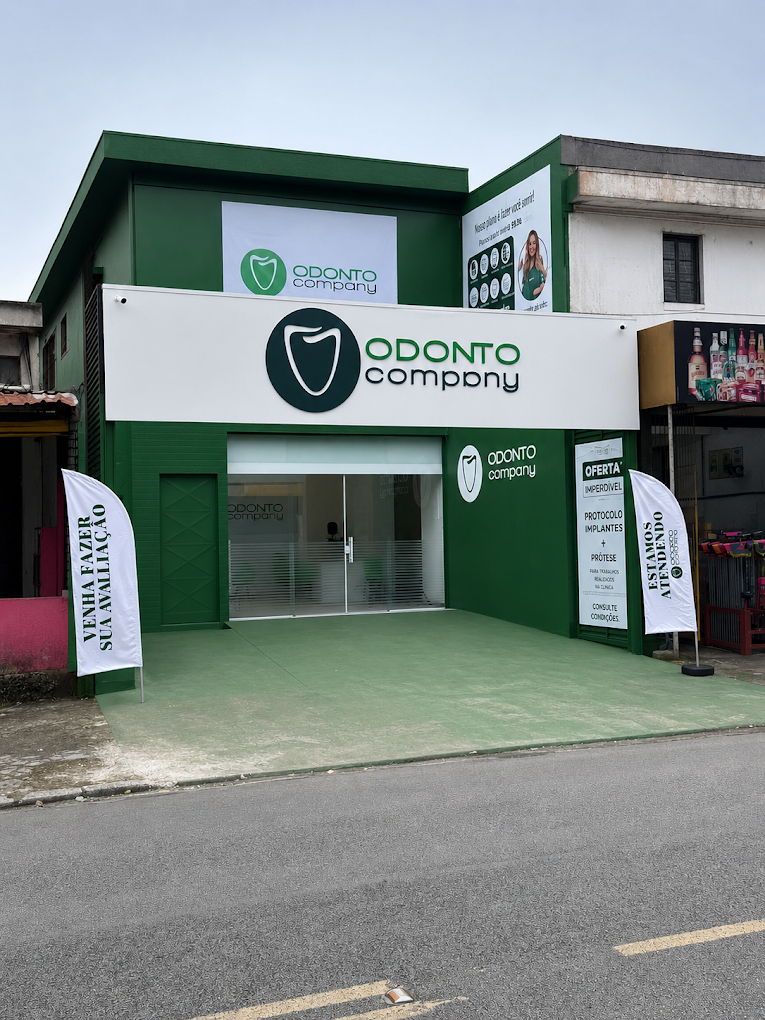 Fachada da clínica Odonto Company no Capão Redondo